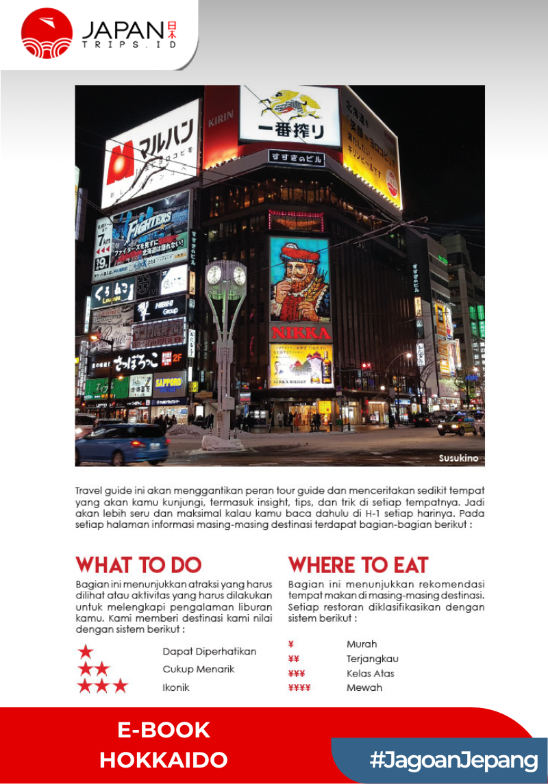 E-book Panduan Travel ke Hokkaido | Hokkaido Travel Guide