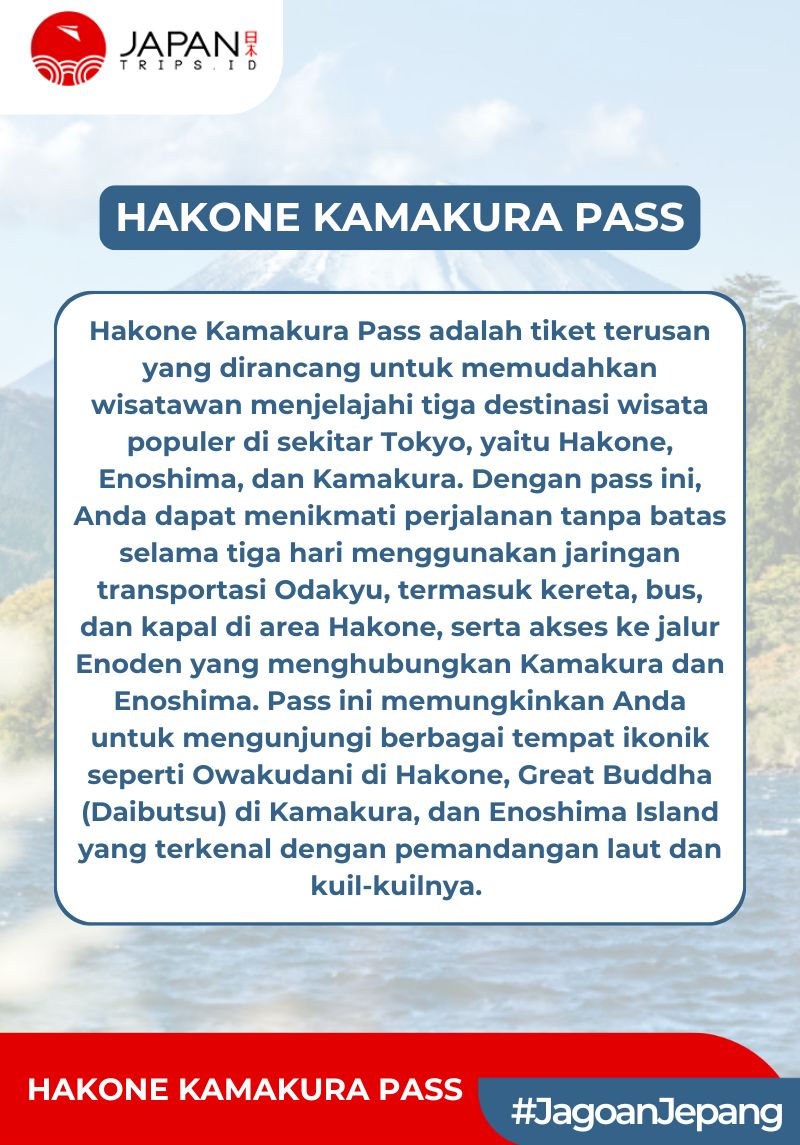 Hakone Kamakura Pass 3 Days
