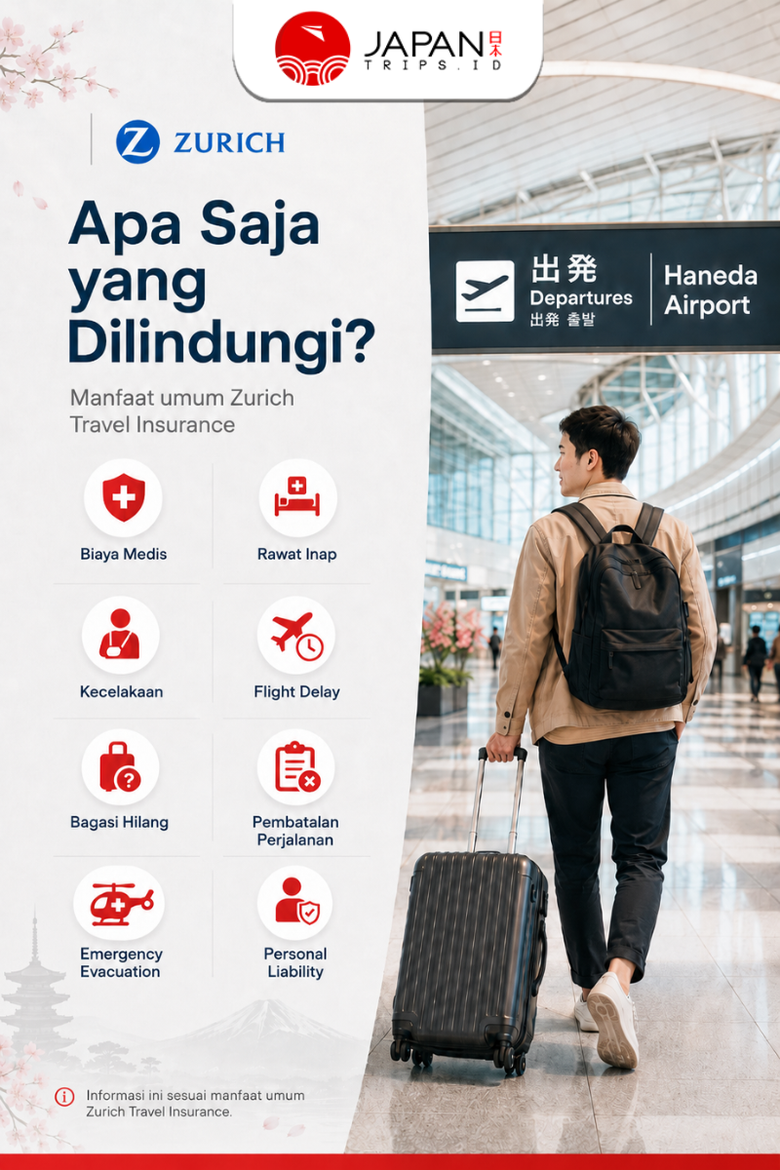 Japan Travel Insurance by Zurich | Asuransi Perjalanan Jepang