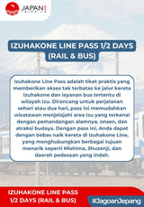 Izuhakone Line 2-Day & 1-Day Pass (Rail & Bus) | Tiket Izuhakone Line 1 & 2 Hari (Kereta & Bus)