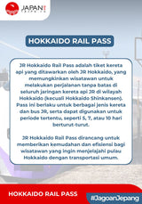 JR Hokkaido Rail Pass 5 / 7 / 10 Days
