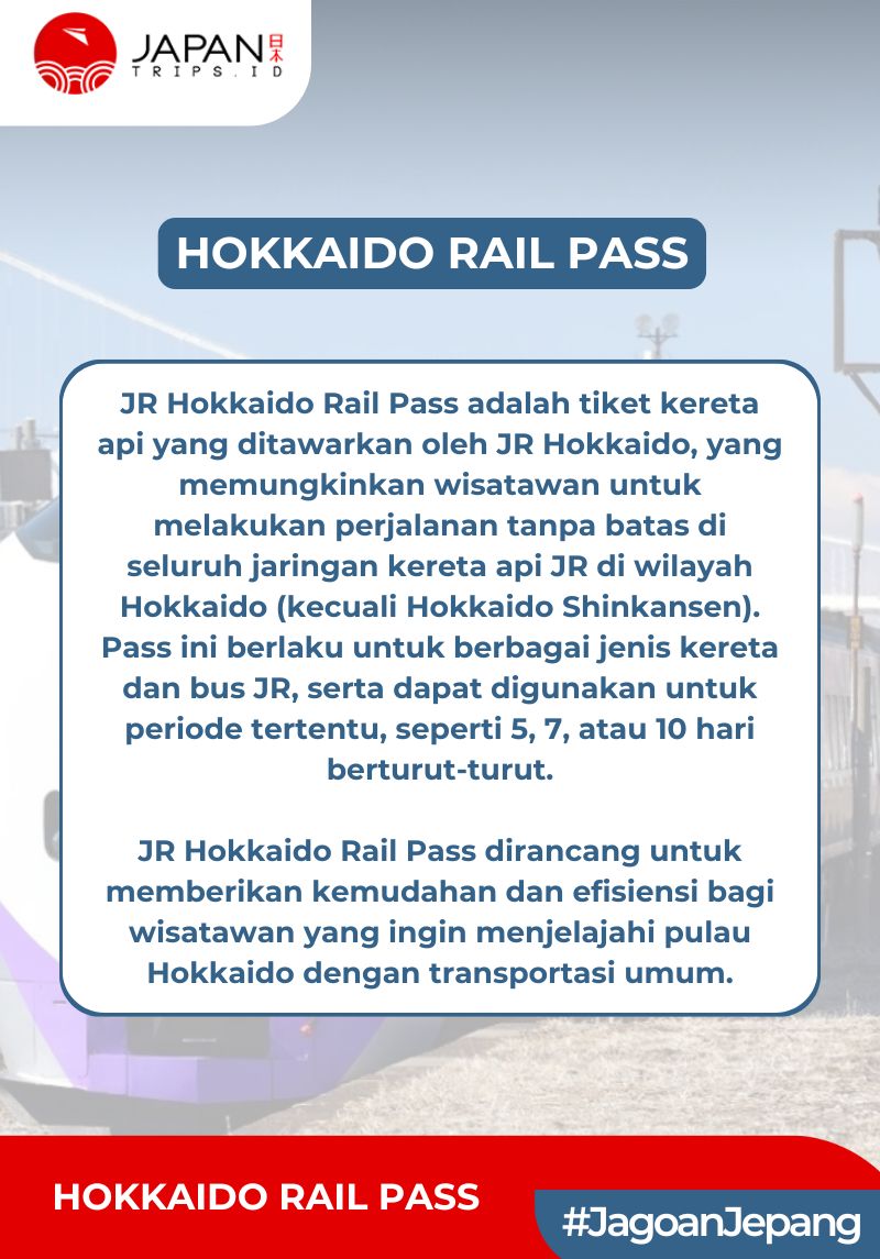 JR Hokkaido Rail Pass 5 / 7 / 10 Days