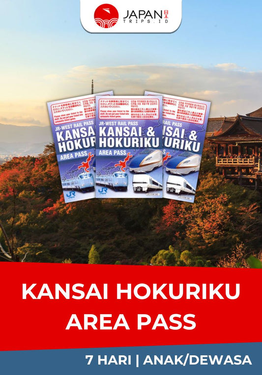 Kansai Hokuriku Area Pass 7 Days