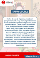Maiko Course | Kursus Maiko Higashiyama