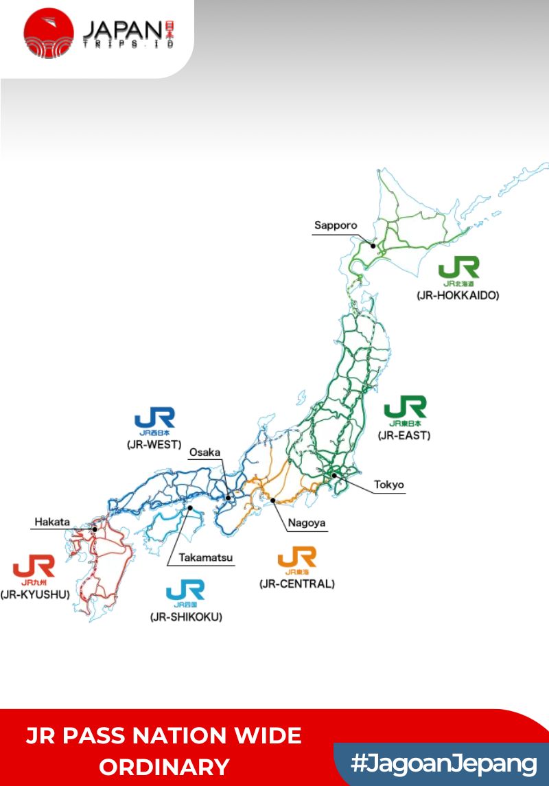 JR Pass Nation Wide Ordinary