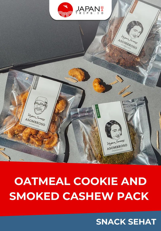 Oatmeal Cookie and Smoked Cashew Pack | Cemilan Snack Sehat Jepang