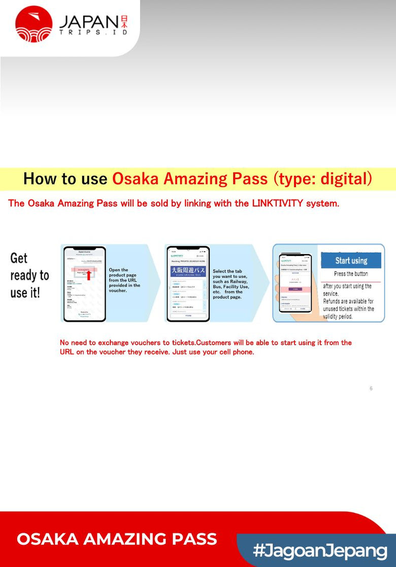Osaka Amazing Pass | Tiket Subway dan Atraksi Jepang