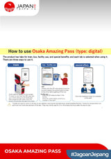 Osaka Amazing Pass | Tiket Subway dan Atraksi Jepang