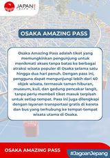 Osaka Amazing Pass | Tiket Subway dan Atraksi Jepang