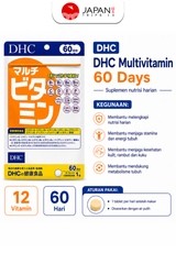 DHC VITAMIN 60 DAYS – Multivitamin, Vitamin C, Vitamin D, Vitamin Zinc, Vitamin B, Vitamin B-Mix, Vitamin Collagen