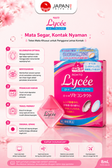 Rohto Lycee Eye Contact Eye Drops | Tetes Mata Harian Jepang untuk Lensa Kontak