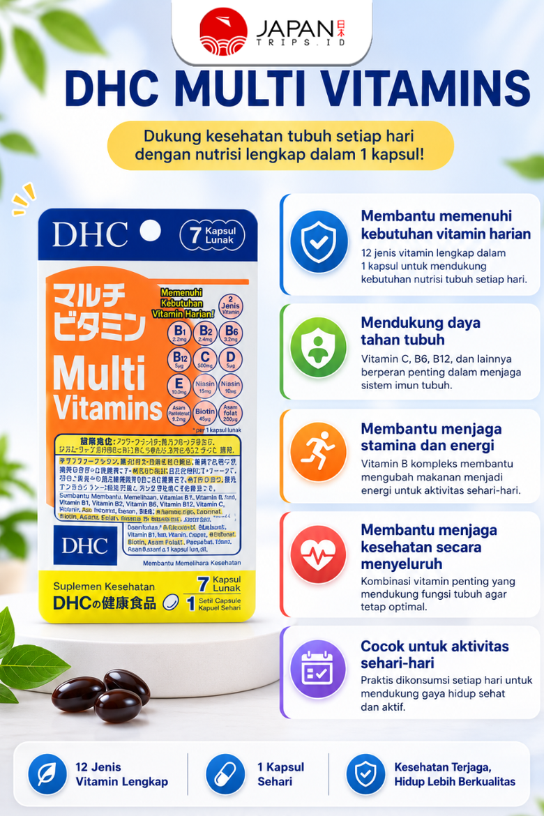 DHC Multivitamin / 7 Days | Suplemen Harian Lengkap