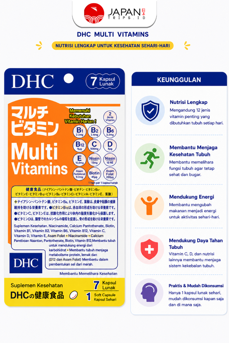 DHC Multivitamin / 7 Days | Suplemen Harian Lengkap