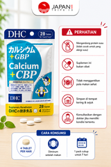 DHC Calcium + CBP / 7 Days (28 Tablet) | Suplemen Kalsium & Nutrisi Tulang