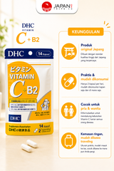 DHC Vitamin C + B2 Japan / 7 Days | Suplemen Kulit & Daya Tahan Tubuh