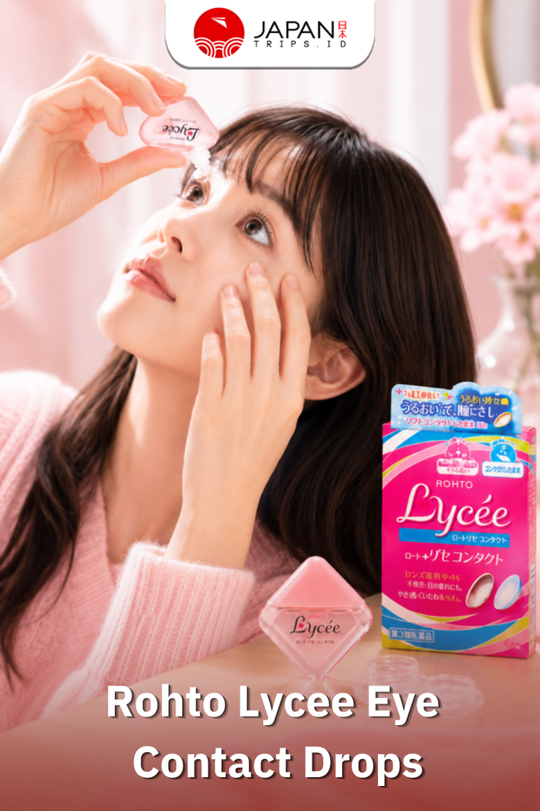 Rohto Lycee Eye Contact Eye Drops | Tetes Mata Harian Jepang untuk Lensa Kontak