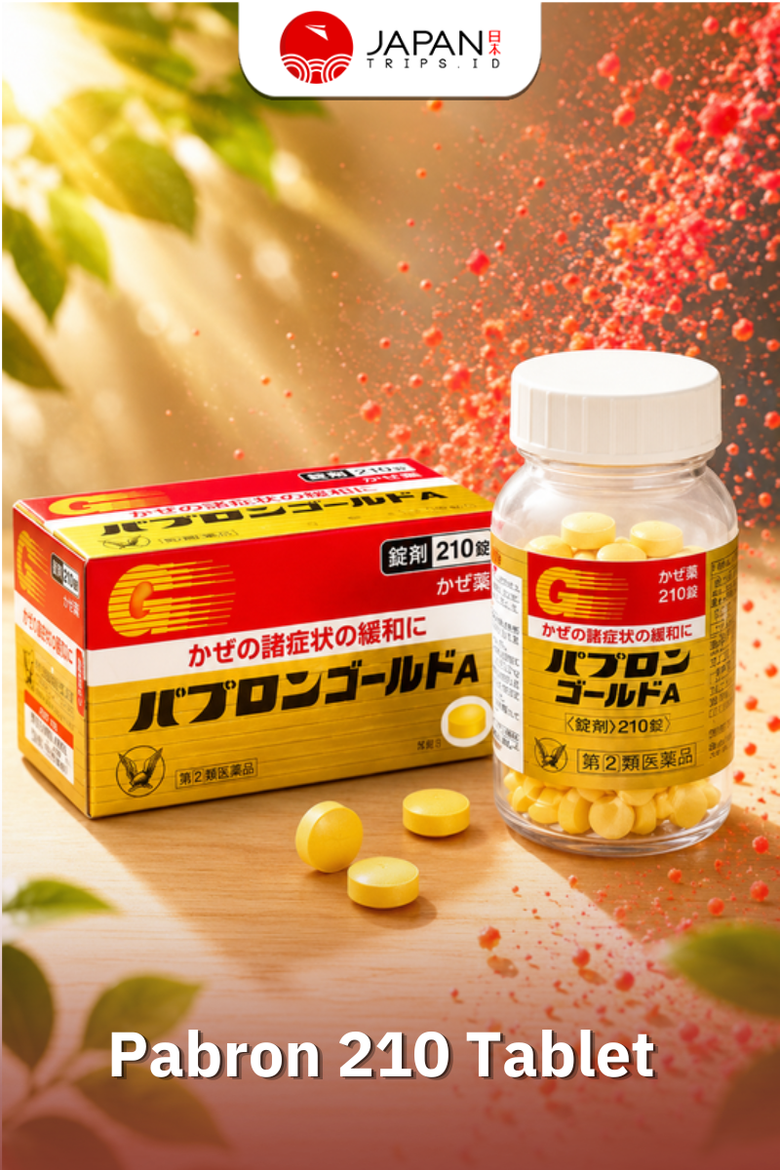 Pabron Gold A Obat Flu Jepang Original |  Obat Flu, Batuk & Pilek