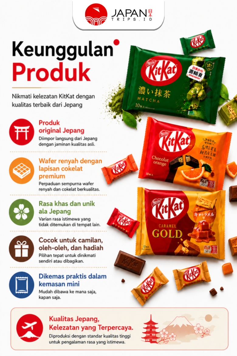 KitKat Mini Jepang Assorted | Cokelat Import Jepang Original