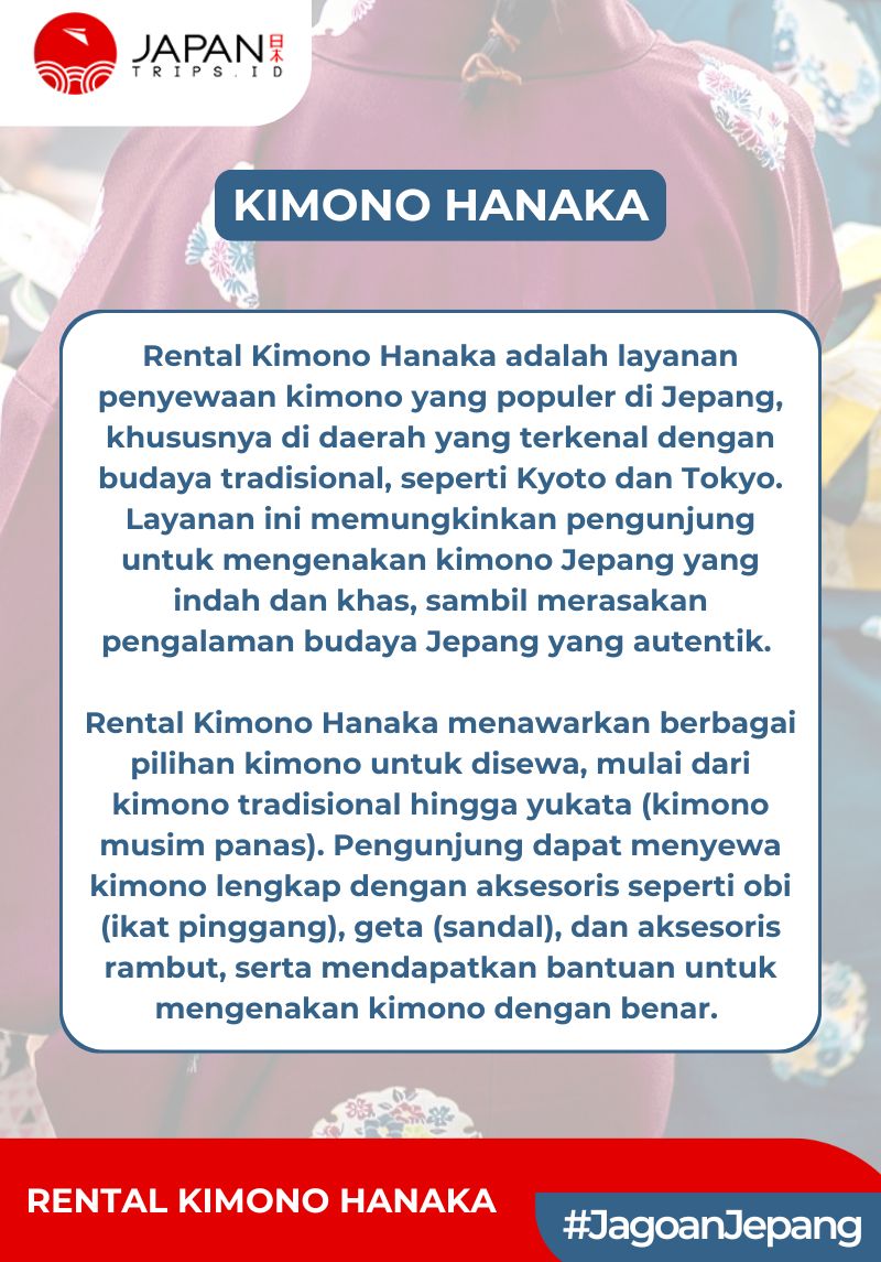 Rental Kimono Asakusa | Sewa Kimono Hanaka