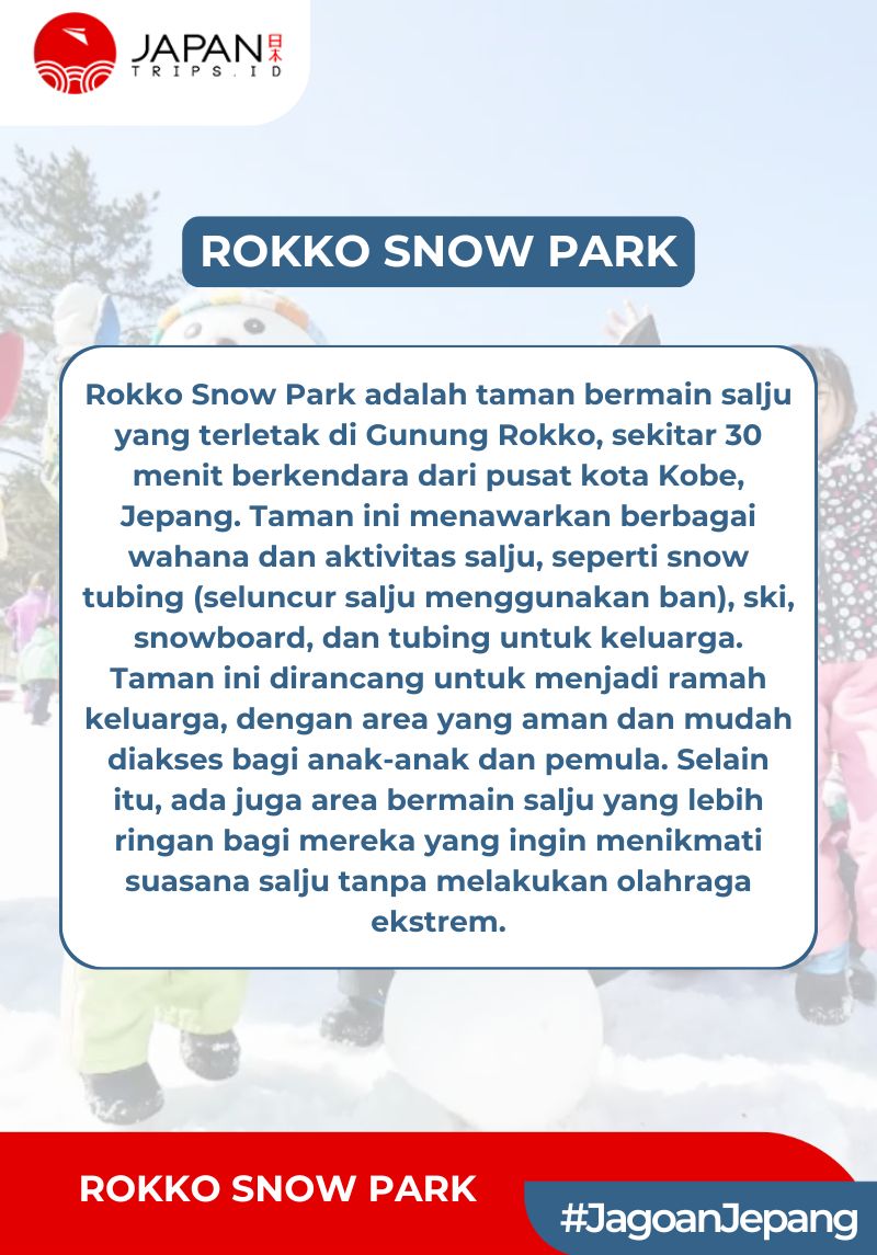 Rokko Snow Park : Snow Sledding & Equipment Rental | Kobe