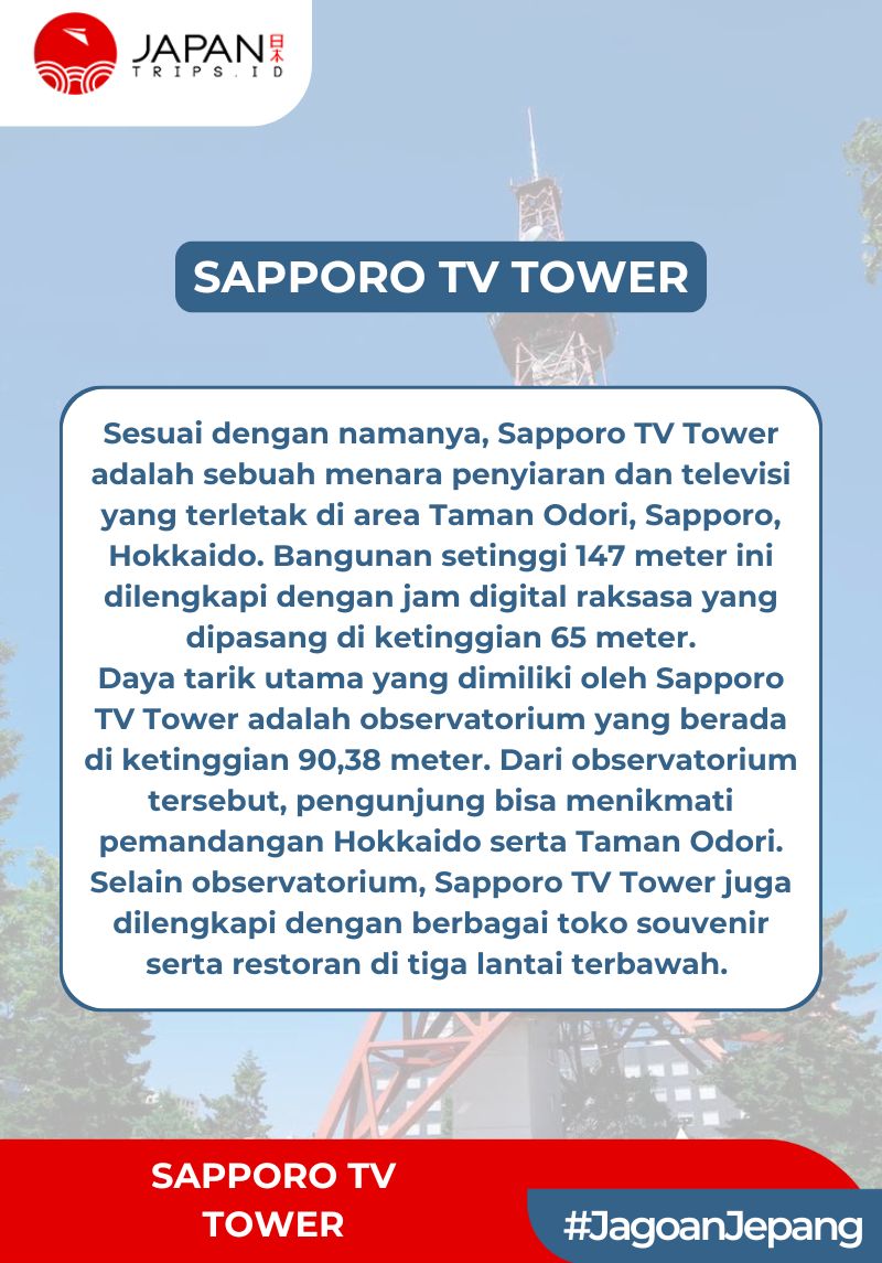 Sapporo TV Tower E-Ticket - Dewasa