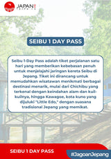 Seibu 1 Day Pass | Tiket 1 Hari Seibu