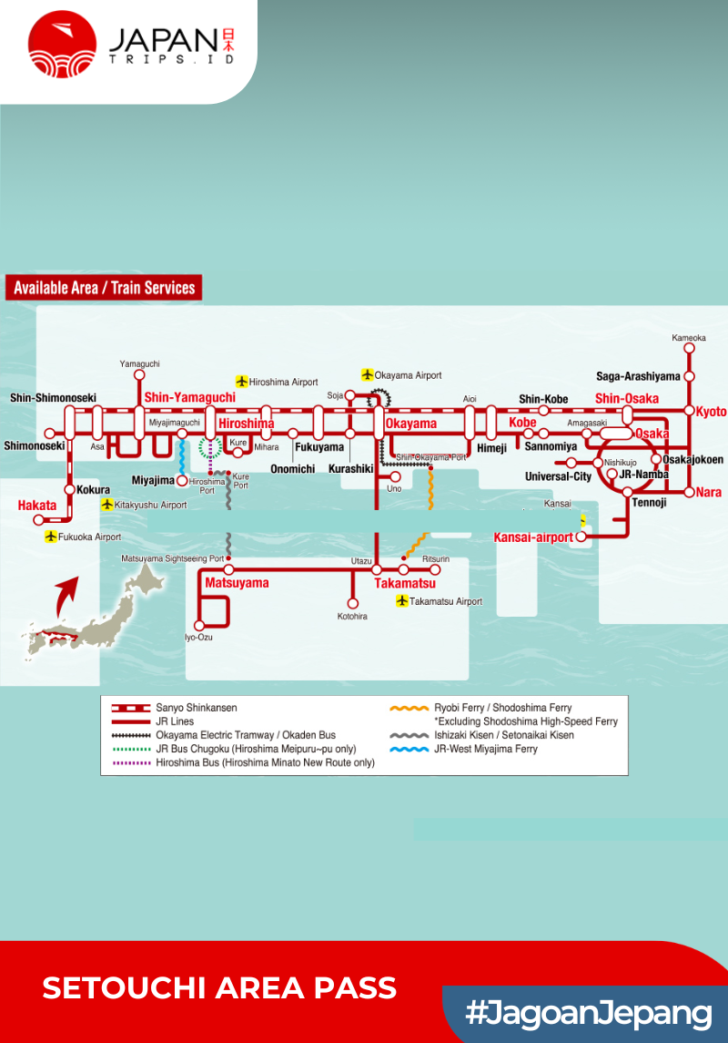 Setouchi Area Pass 7 Days