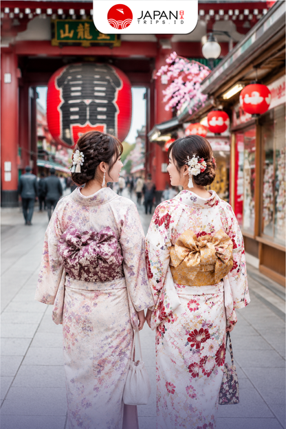 Rental Kimono Asakusa | Sewa Kimono Hanaka