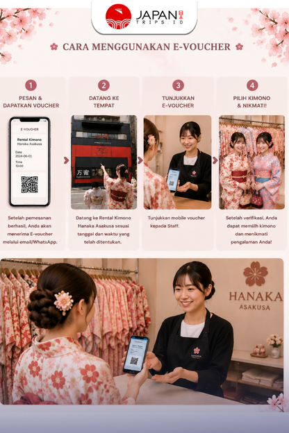 Rental Kimono Asakusa | Sewa Kimono Hanaka