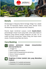 Shirakawago & Takayama World Heritage Village Tour