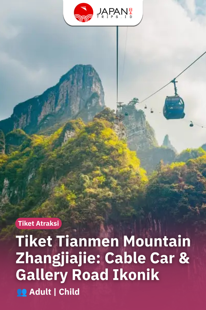 Tiket Tianmen Mountain Zhangjiajie: Cable Car & Gallery Road Ikonik