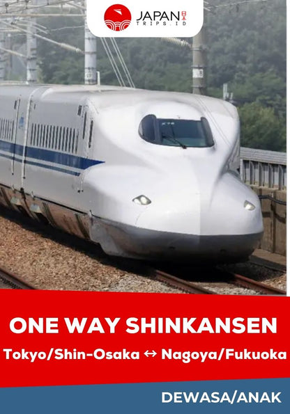 Shinkansen Tokyo/Shin Osaka to Nagoya/Fukuoka One Way Ticket | Nozomi Shinkansen