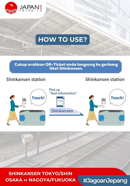 Shinkansen Tokyo/Shin Osaka to Nagoya/Fukuoka One Way Ticket | Nozomi Shinkansen