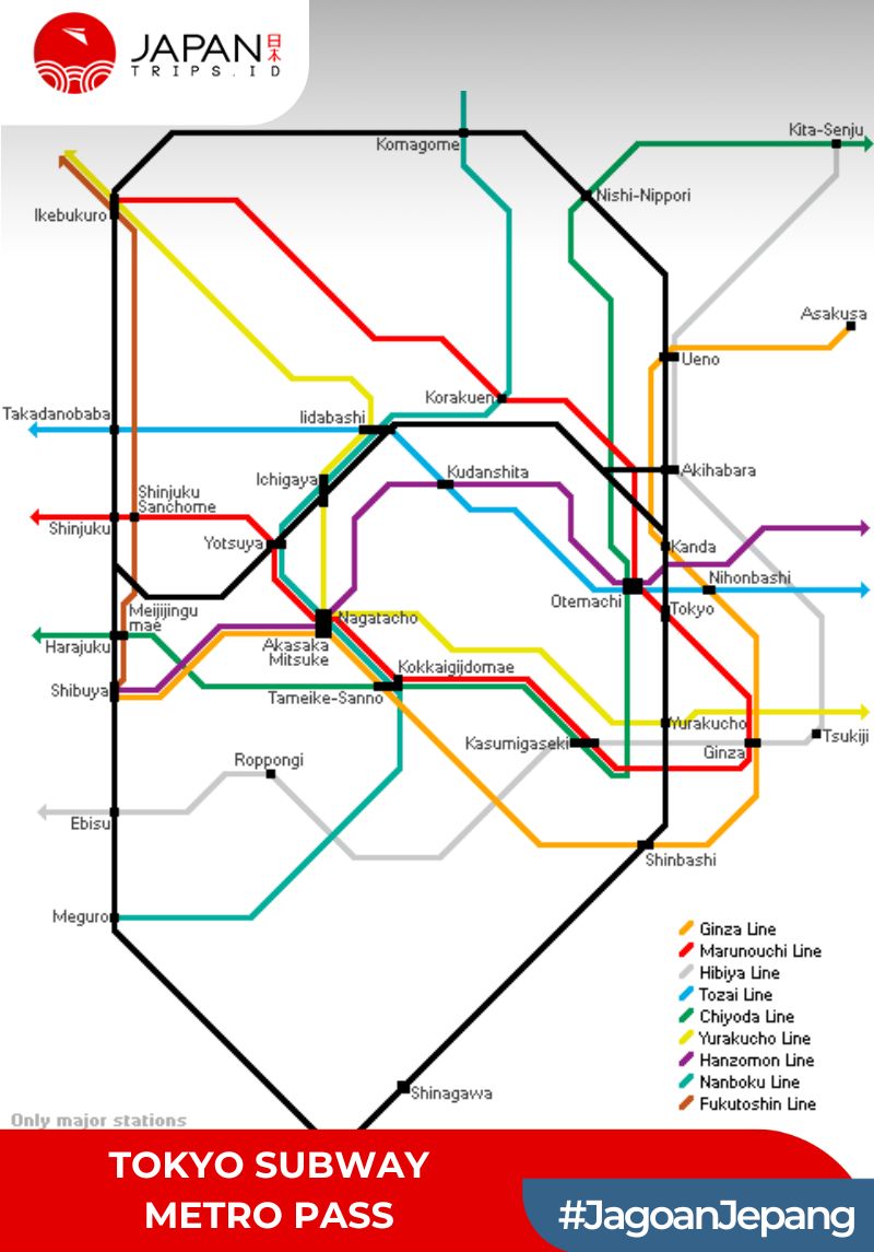 Tokyo Subway Metro Pass