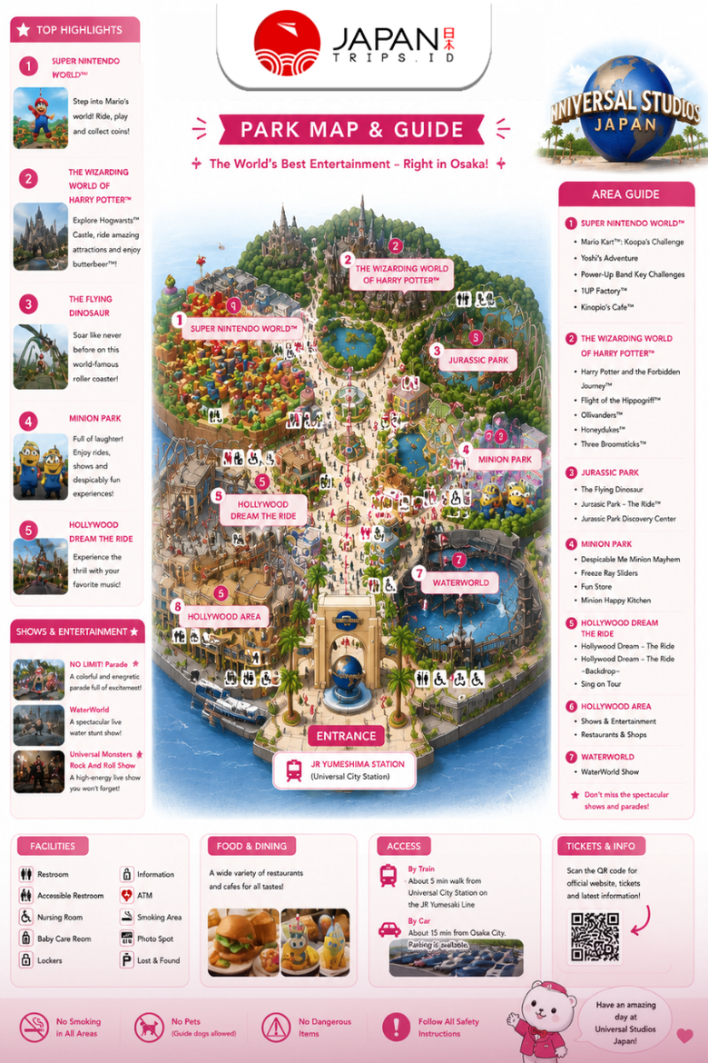 Universal Studio Japan 1 Day Ticket