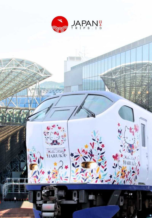 JR Haruka Airport Express ke/dari KIX-Osaka/Kyoto/Kobe/Nara