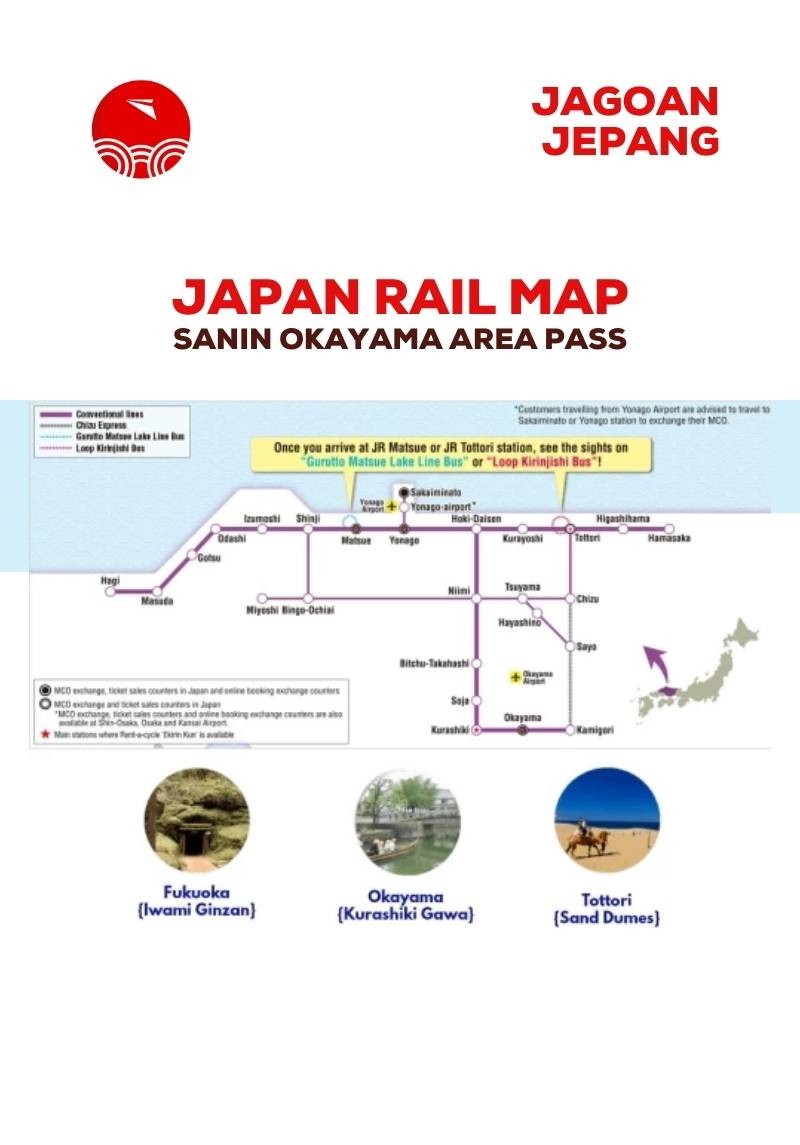 Japan Kansai Sanin Area Pass 7 Hari